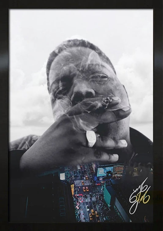 Biggie Smalls City Lights Poster