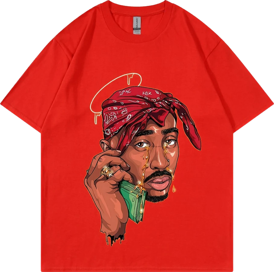 MoneyCalls - Oversized Tupac T-Shirt