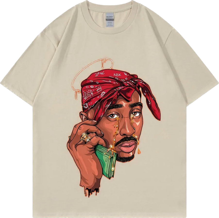 MoneyCalls - Oversized Tupac T-Shirt