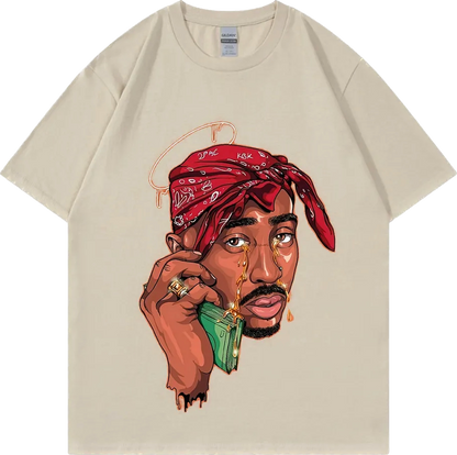 MoneyCalls - Oversized Tupac T-Shirt