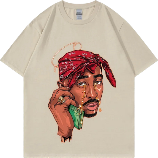 MoneyCalls - Oversized Tupac T-Shirt