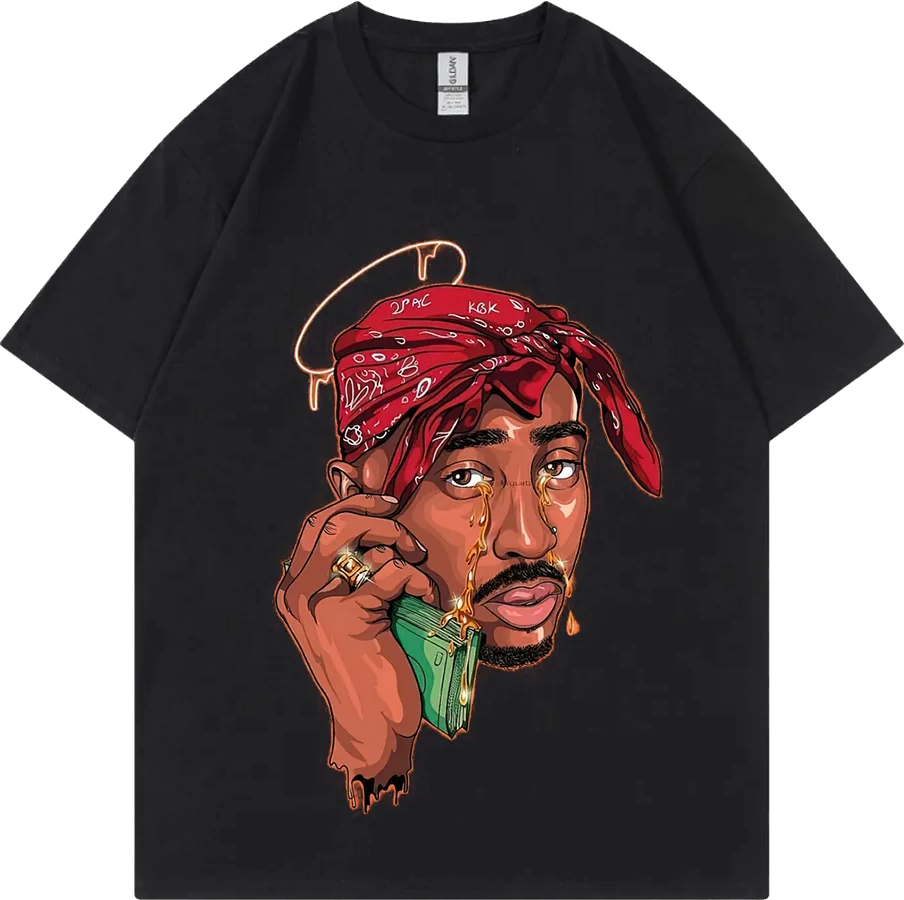 MoneyCalls - Oversized Tupac T-Shirt