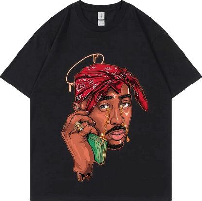 MoneyCalls - Oversized Tupac T-Shirt