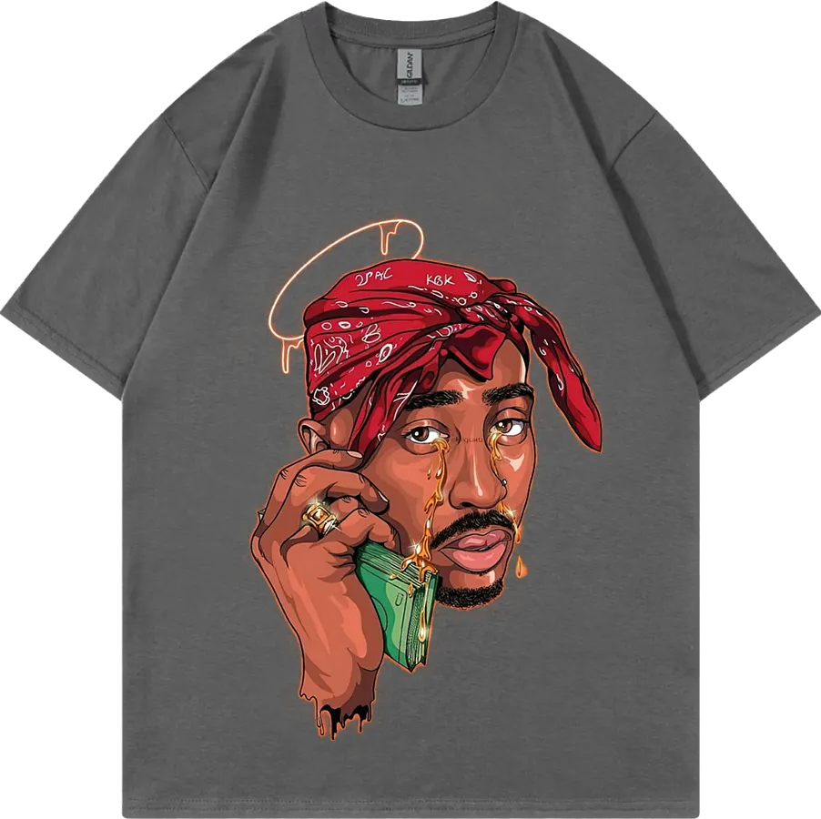 MoneyCalls - Oversized Tupac T-Shirt