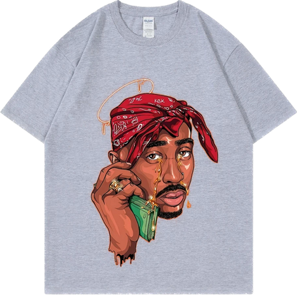 MoneyCalls - Oversized Tupac T-Shirt